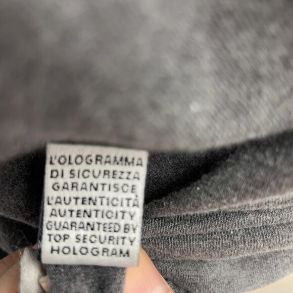 Vtg 90’s DOLCE & GABBANA Athletic Intimo Gray Sporty Sweater sz Small / it 46 - Picture 7 of 11